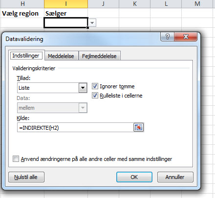 dropdown afhængig af anden dropdown