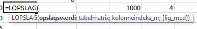 Excel LOPSLAG