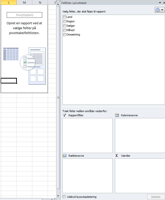 Excel pivot