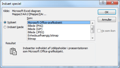 Excel til powerpoint