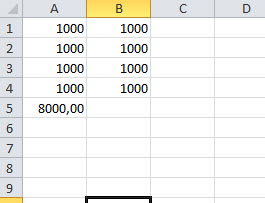 Hvorfor vil excel ikke lægge tal sammen